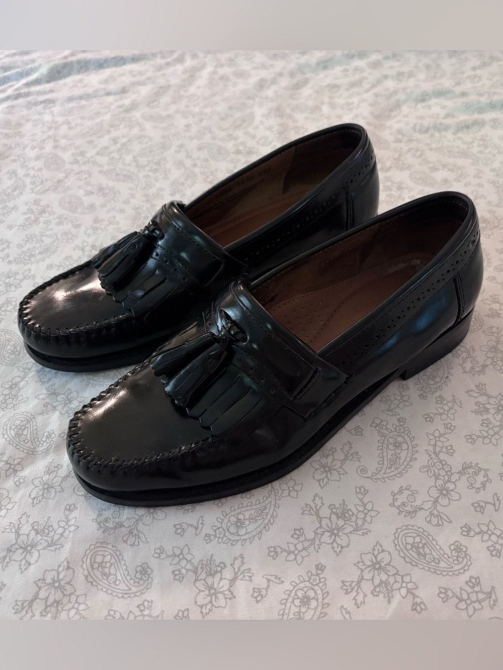 G.H. Bass & Co. Jeremy Black Patent Leather Tassel Loafers